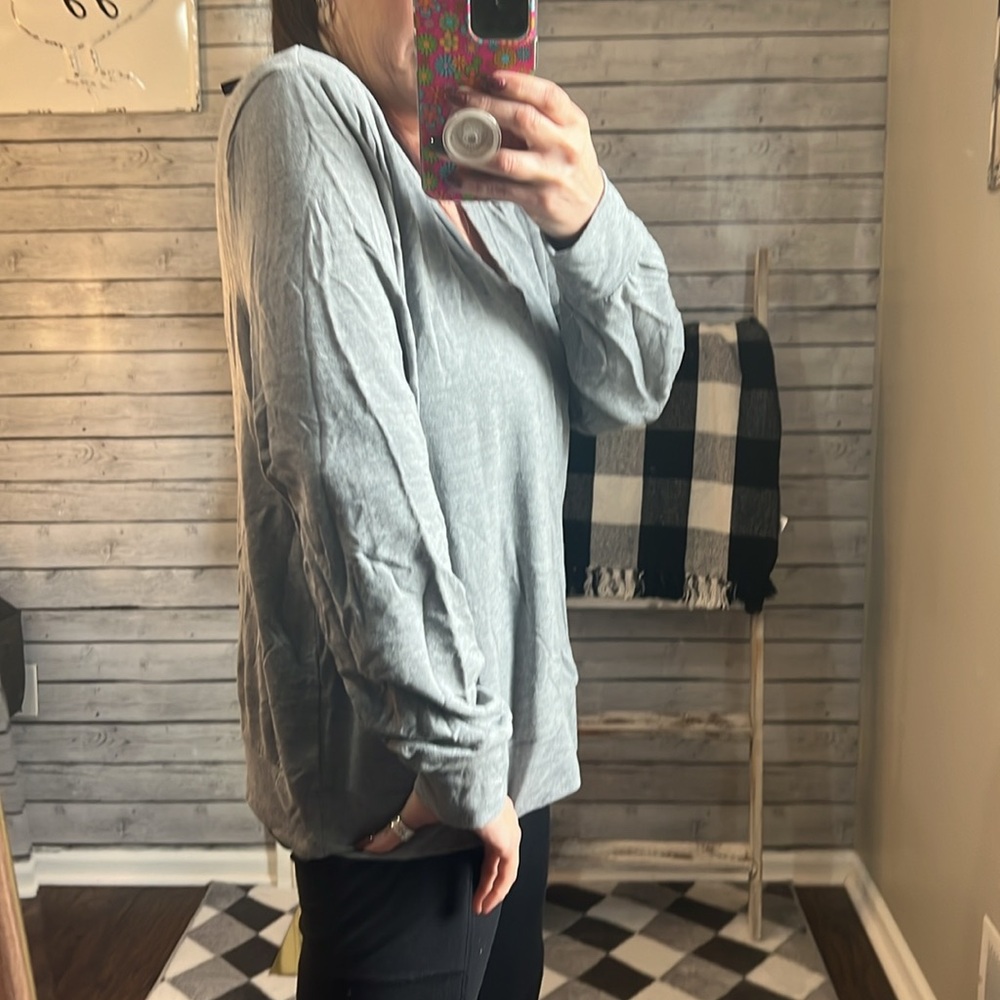Torrid gray super soft sleep sweatshirt